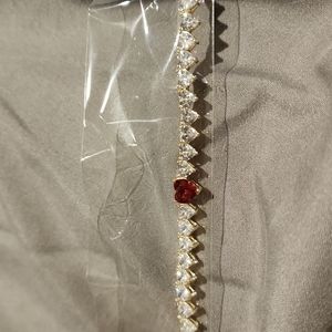 Sterling silver tennis bracelet